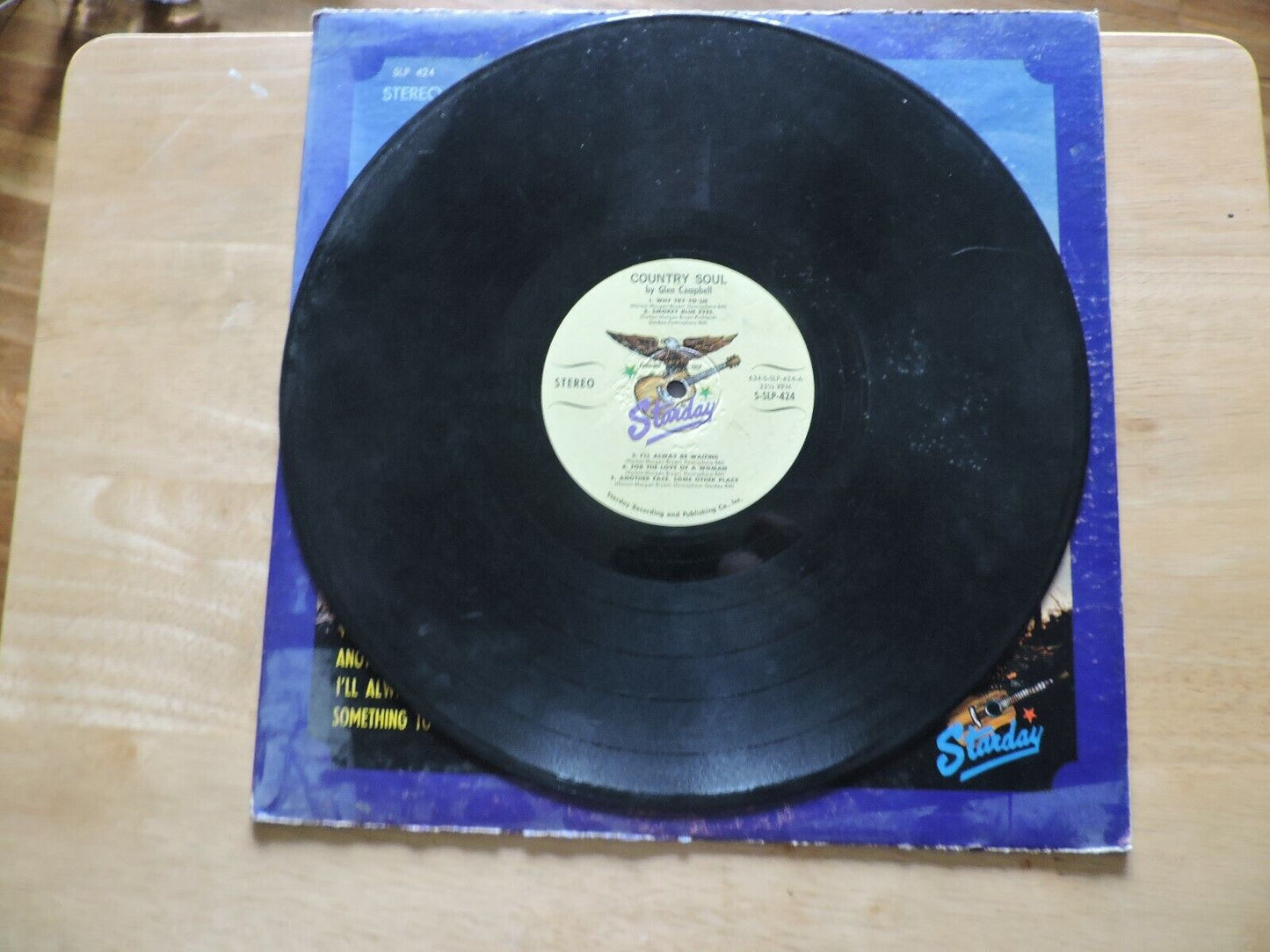 Glen Campbell: Country Soul Vinyl Album 33 1/3 RPM