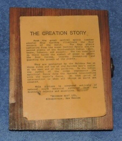 ART: "The Creation Story", Made from Natural Earth Materials from The SW Desert