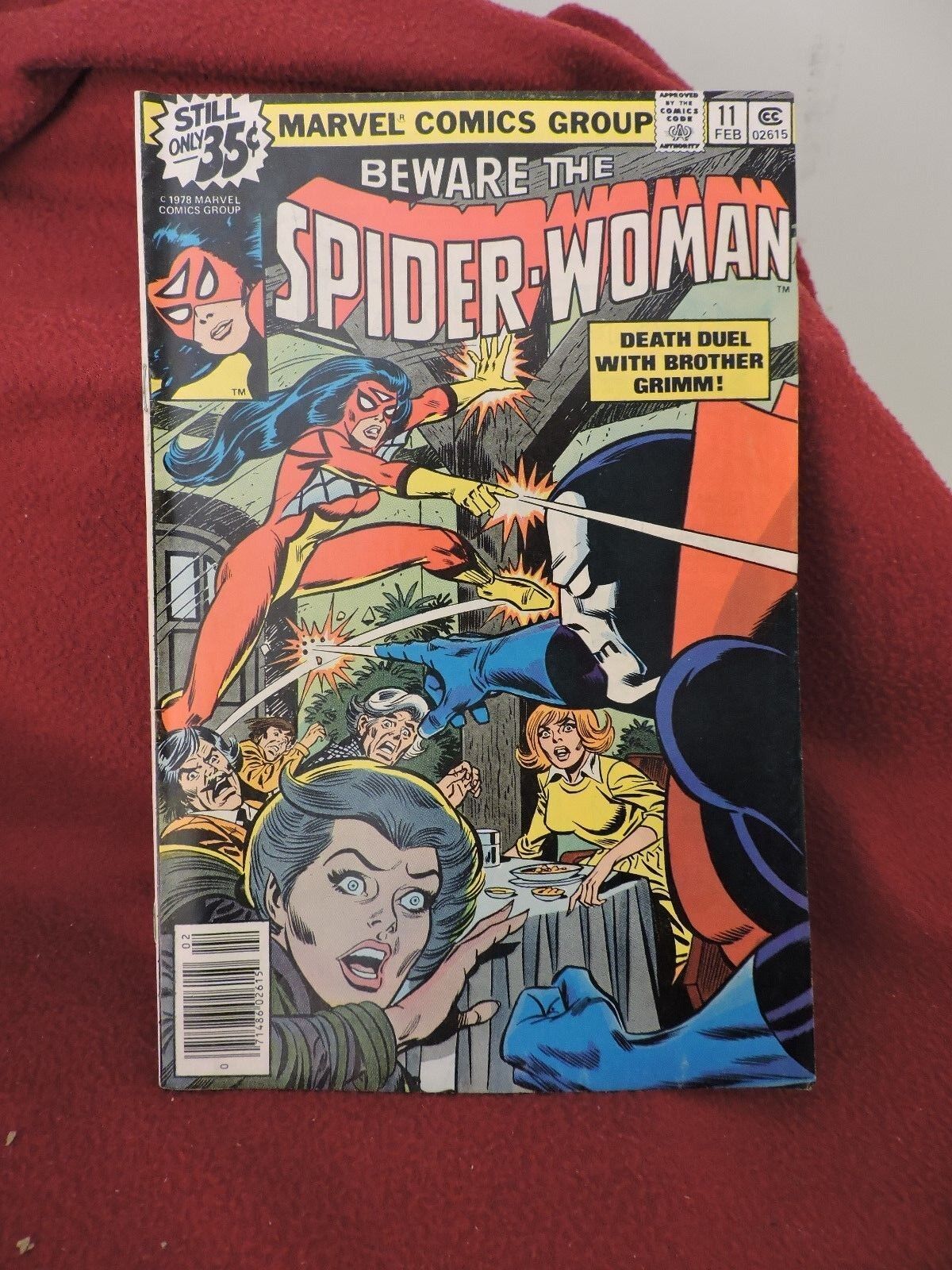 Spider-Woman  #11 Feb 1979 Marvel Comic  Death Duel With Brother Grimm