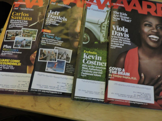 AAARP THE MAGAZINE  AMERICAN ASSOCIATION OF RETIRED PERSONS LOT OF 420192020