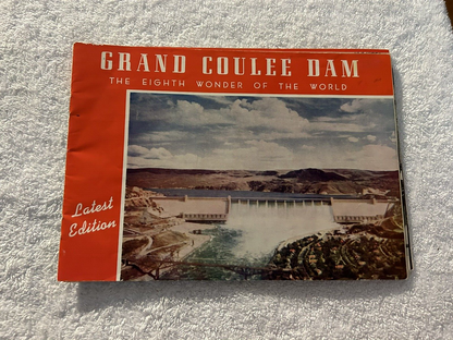 GRAND COULEE DAM SOUVENIR BOOKLET 1947  STATE OF WASHINGTON