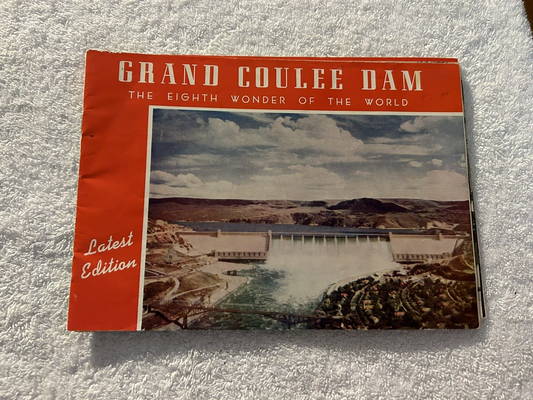GRAND COULEE DAM SOUVENIR BOOKLET 1947  STATE OF WASHINGTON