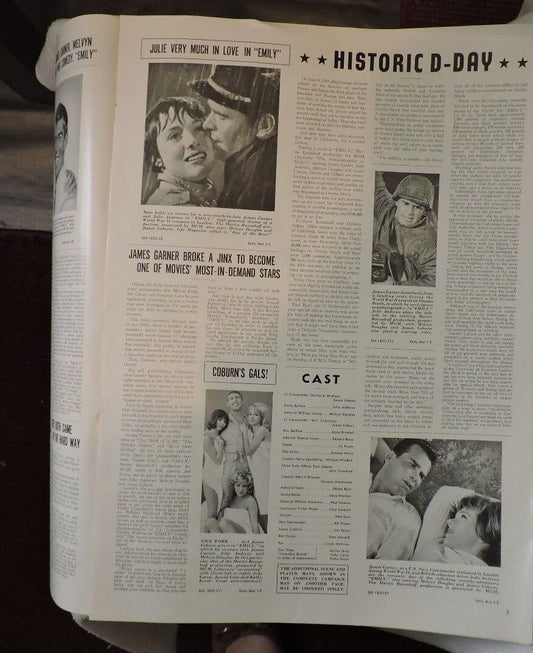 THE AMERICANIZATION OF EMILY Pressbook JULIE ANDREWS/JAMES GARNER/JAMES COBURN