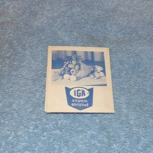 Vintage IGA Collectable: Festival Breads Recipes & Ideas Booklet