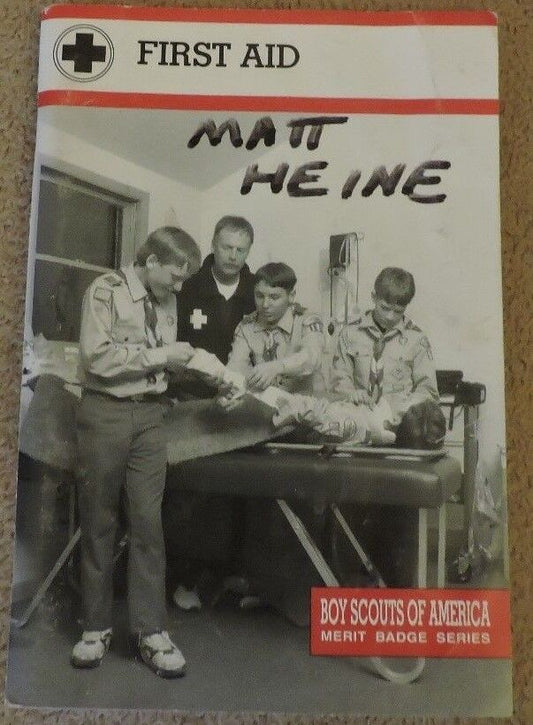 Merit Badge Series "First Aid" 2000 Printing of the 1995 Edition