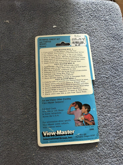 VIEW MASTER 3D REELS: PETRIFIED FOREST AND PAINTED DESERT NEW