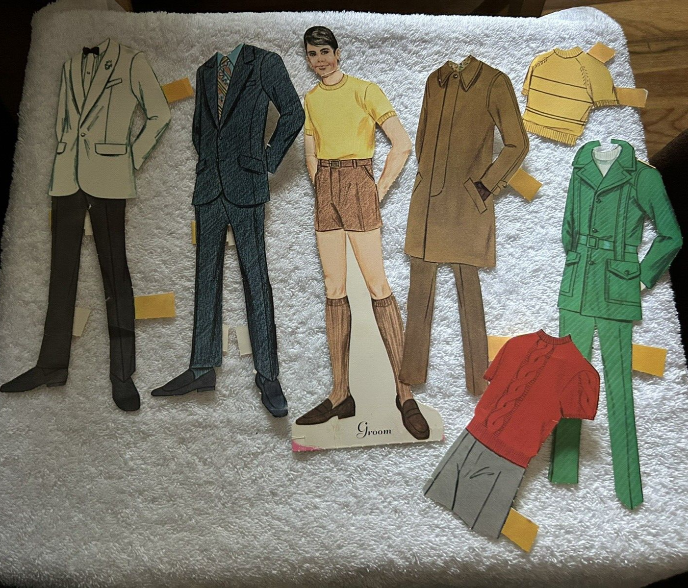 WHITMAN BRIDE AND GROOM PAPER DOLLS 1970