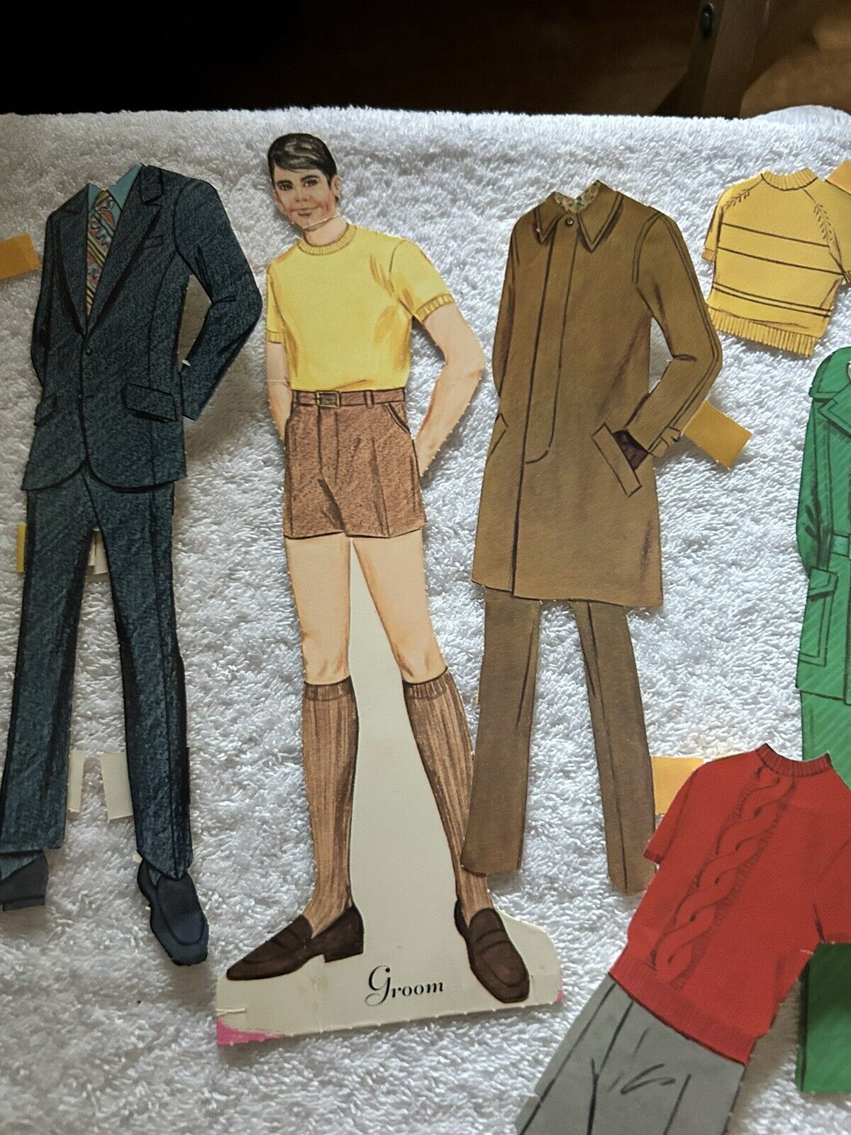 WHITMAN BRIDE AND GROOM PAPER DOLLS 1970