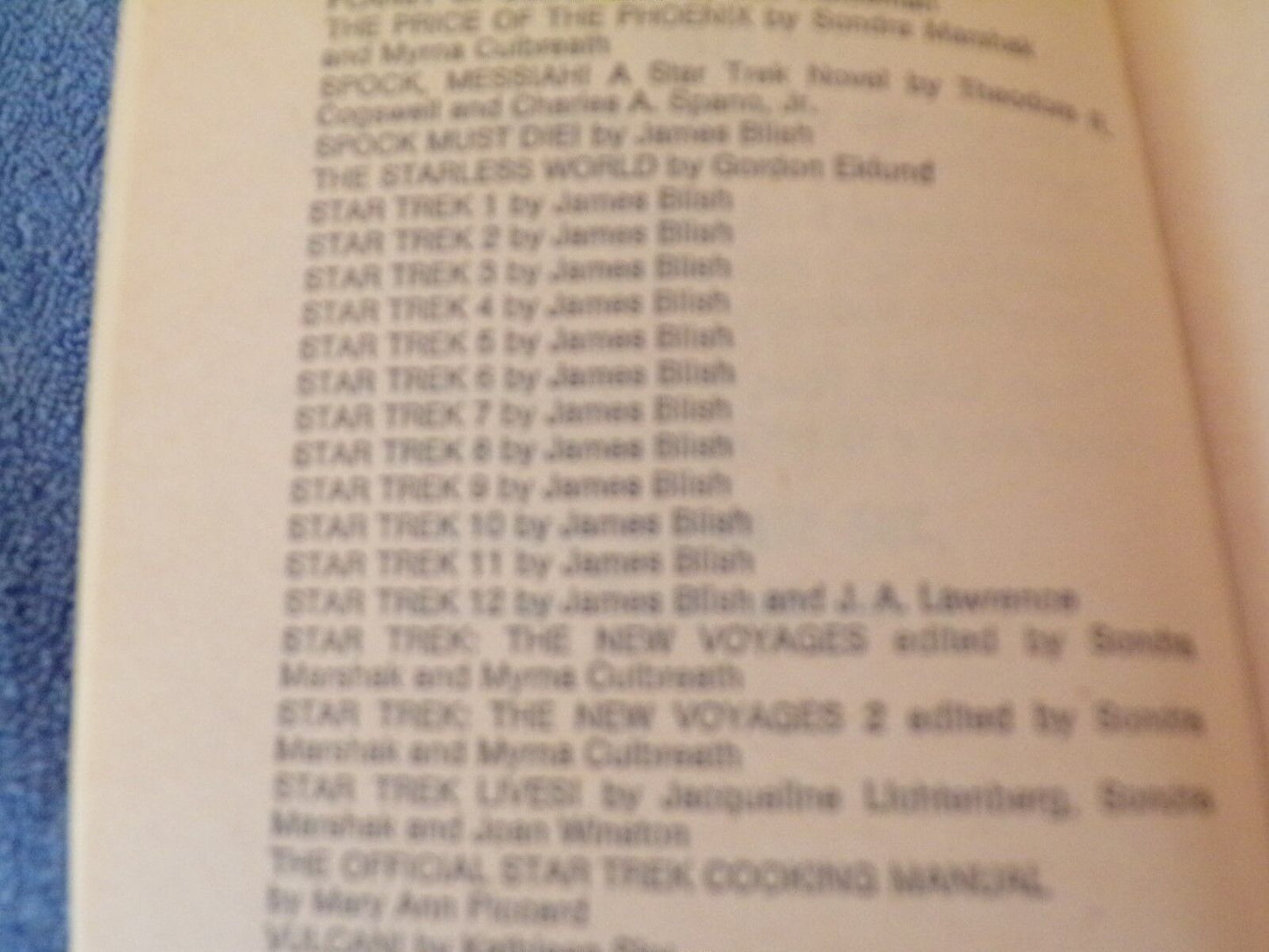 Set of Three Gordon Eklund Star Trek Adventure Books