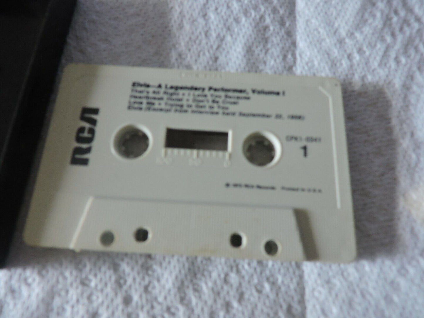 Elvis - A Legendary Performance, Volume 1 (Vintage, Working Cassette)