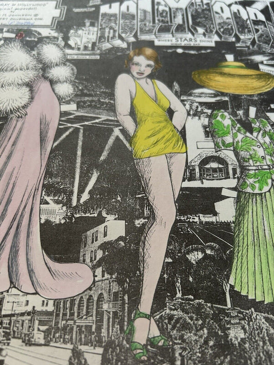 HOORAY FOR HOLLYWOOD ORIGINAL PAPERDOLL BY JUDY M. JOHNSON 1986