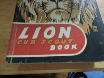 LION CUB SCOUT BOOK--1948 PRINTING