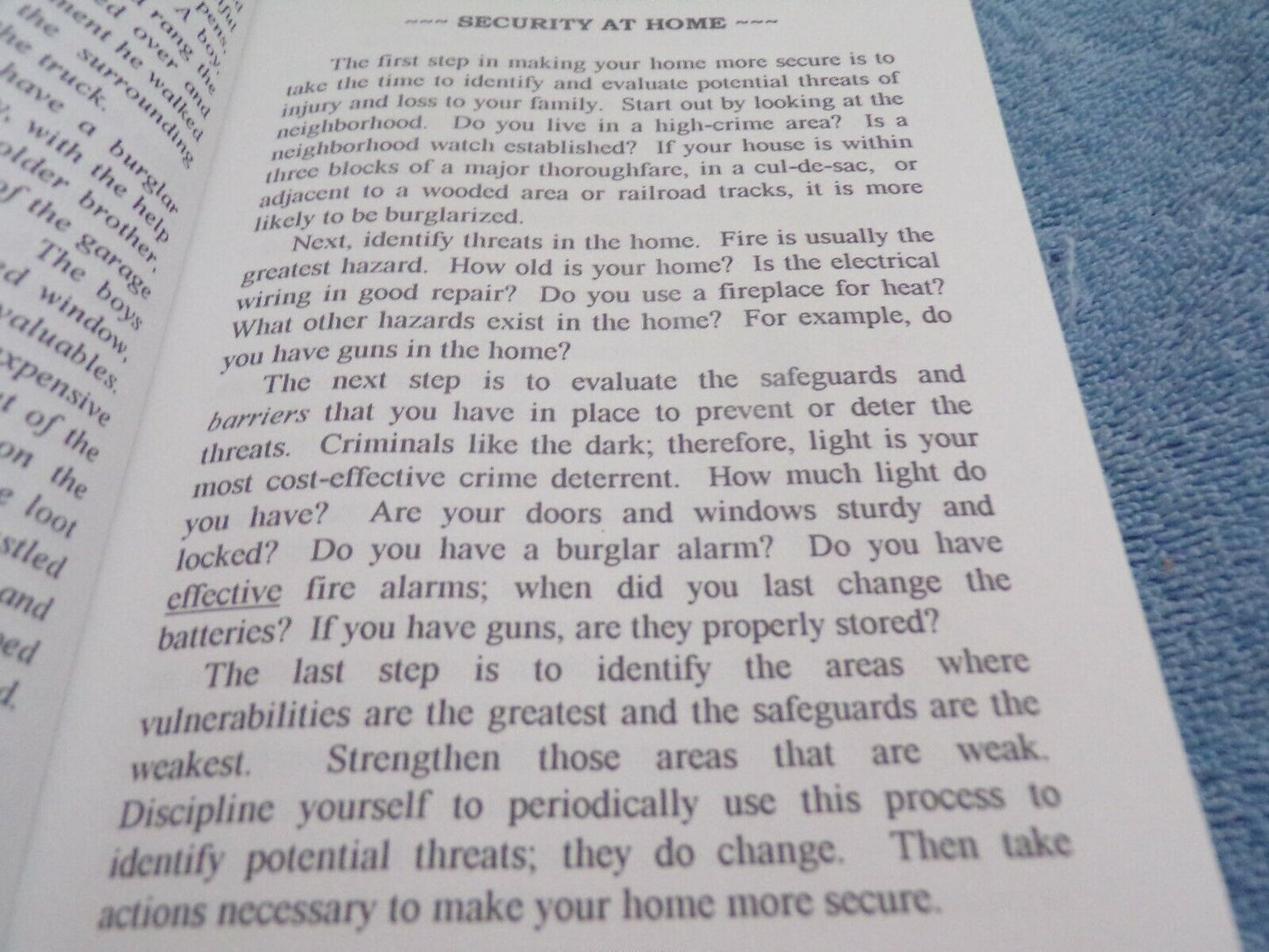The Security Handbook by Alan. W. Foust (For Personal Security)