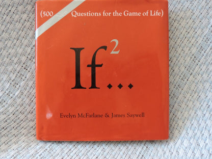Hardcover IF 2 Book: 500 New Questions for the Game of Life! Great Condition