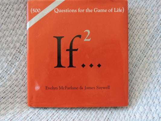 Hardcover IF 2 Book: 500 New Questions for the Game of Life! Great Condition