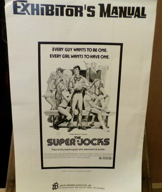 The Super Jocks Exhibitors Manual (2 pages)-Joe Stewardson/Madelein Usher
