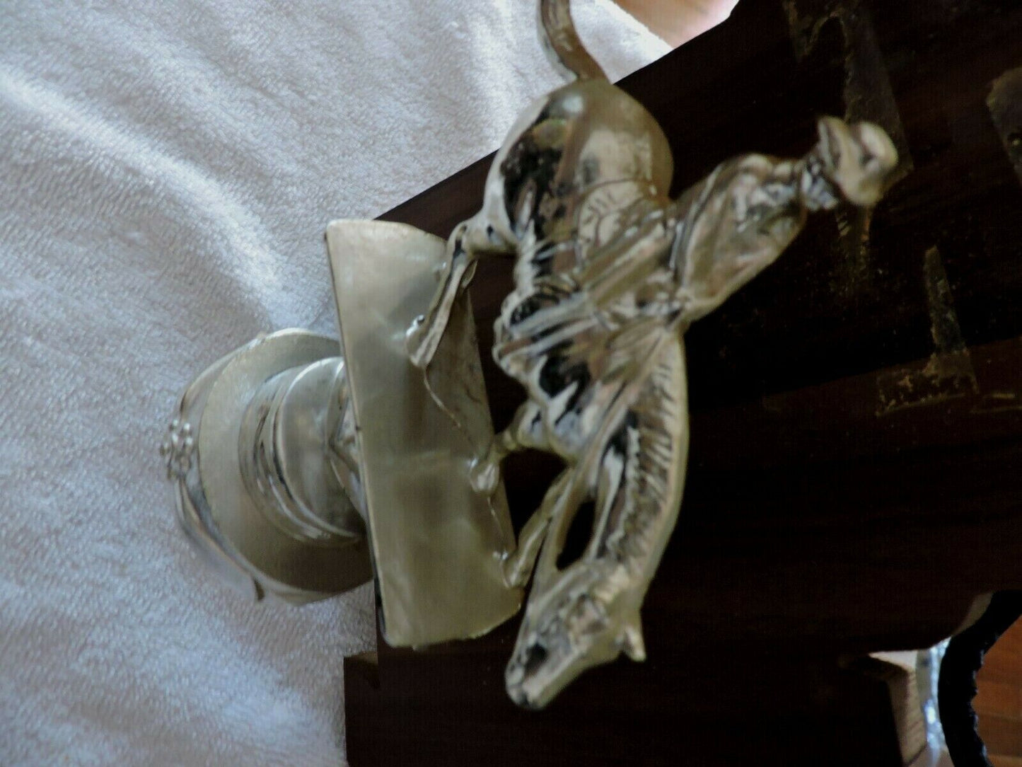 MISSOURI HORSEMANSHIP TROPHY--READY FOR A NEW NAME PLATE 7.5X7 INCHES
