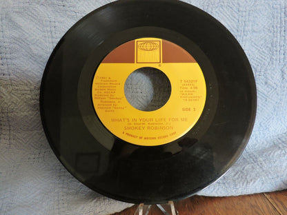 Smokey Robinson: What's In Your Life For Me and Being With You Vinyl Record