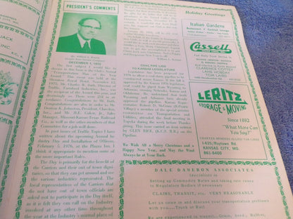 Traffic and Transportation Club of Kansas City: Traffic Topics (Dec. 1975)