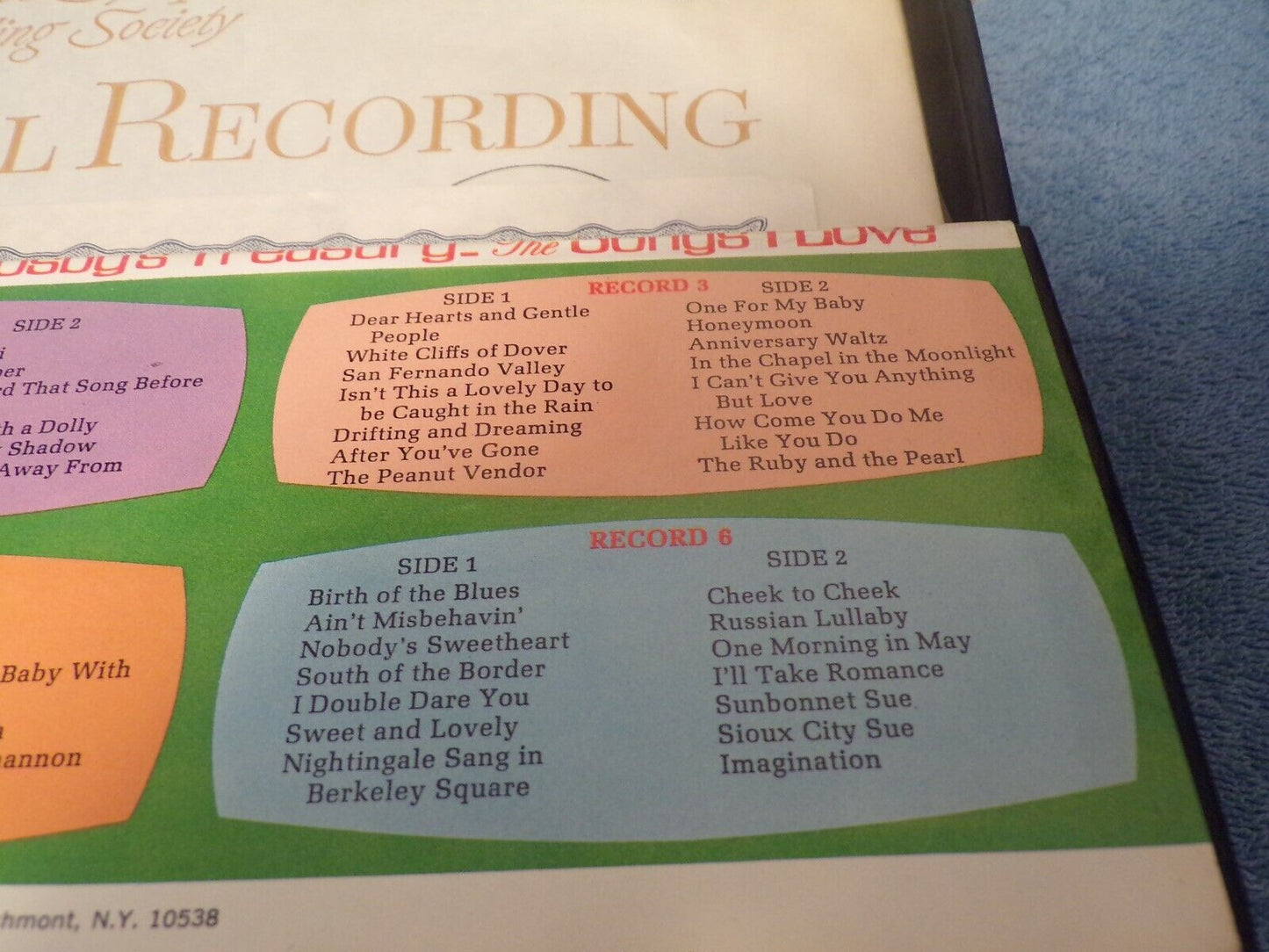 Bing Crosby's Treasury: "The Songs I Love" 6 Album Set