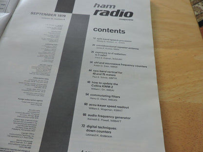 HAM RADIO MAGAZINE  SEPTEMBER 1979
