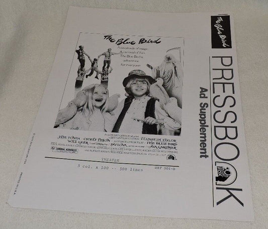 "The Blue Birds" Pressbook-Jane Fonda/Cicely Tyson/Will Geer