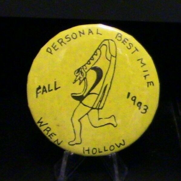 BSA/Cub Scouts: Wren Hollow Personal Best (Mile Run) 1994, Custom Pinback Button