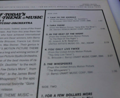 VOLUME 1 THE BEST OF TODAY'S MOTIONPICTURE THEME MUSIC RECORD