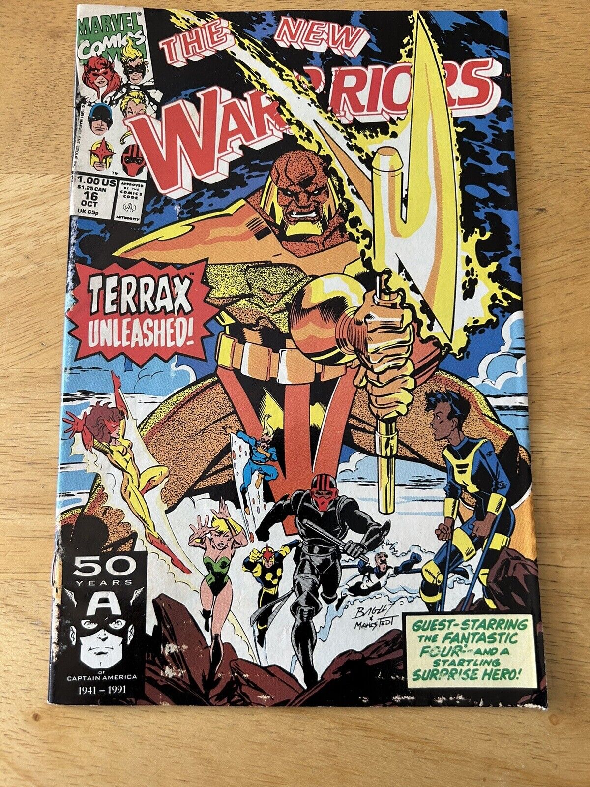 Marvel Comics: The New Warriors Issue #17, October, 1991