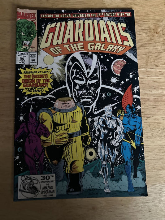 Guardians of the Galaxy The secret Origin of the Guardians Marvel #26