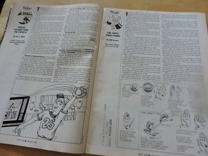 BOYS' LIFE MAGAZINE--JANUARY 1988--THE DOWNHILLERS: FASTEST SKIERS