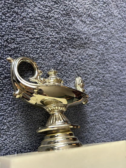 TROPHY:  " ALADDINS LAMP" 0 4 .25 X 3.5 X 3 INCHES