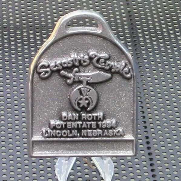 Shriners: Sestostris Temple, Lincoln NE., Dan Roth Potentate Necklace Pendant
