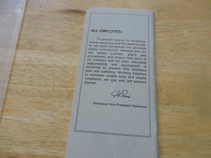 UNION PACIFIC RAILROAD CO. SYSTEM TIMETABLE NO. 4, 1986