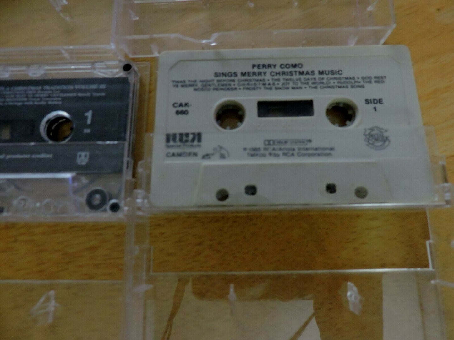 SET OF 6 CHRISTMAS CASSETTE TAPES --VARIOUS ARTISTS