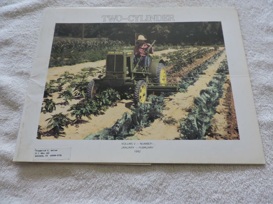 Two Cylinder Volume 5 Number 1 1992  JOHN DEERE