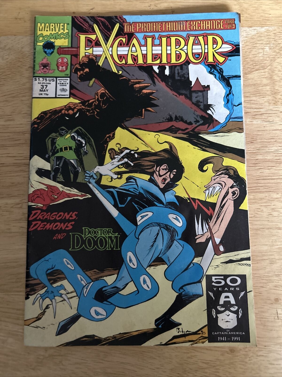 ExCalibur The Promethian Exchange Part 1 of 3 Marvel #37