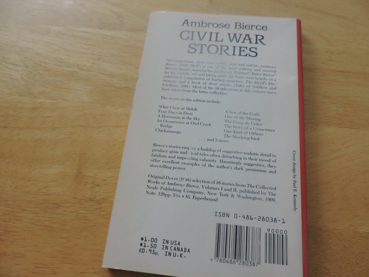CIVIL WAR STORIES BY AMBROSE BIERCE  1994