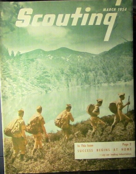 Scouting: A Magazine for Adult Scouters:  (March, 1954 Printing)