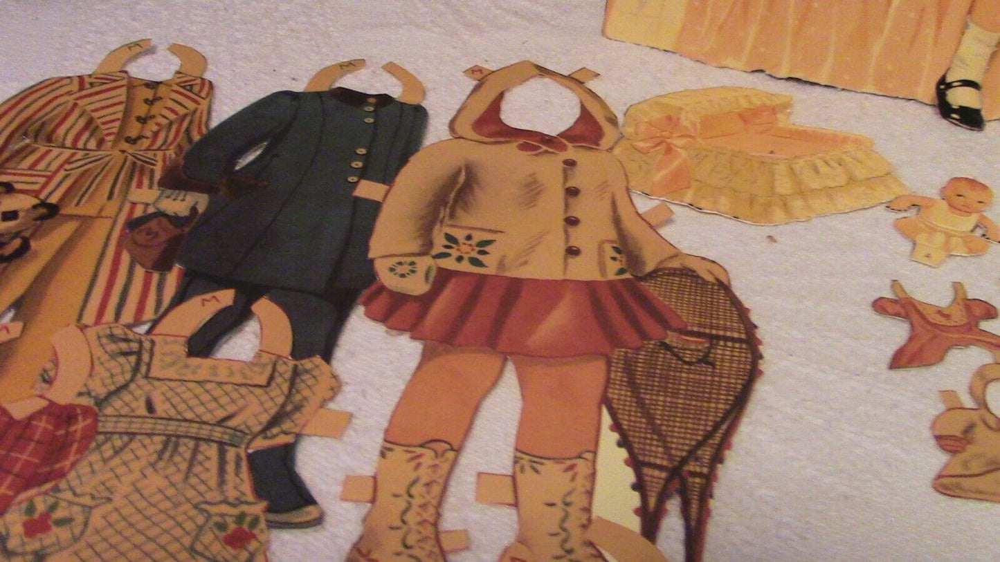 MARIE PAPER DOLL SET (YELLOW DRESS)