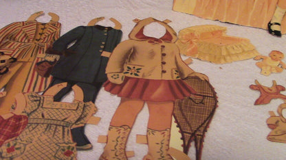MARIE PAPER DOLL SET (YELLOW DRESS)