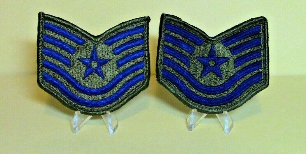 U.S. Air Force Technical Sgt. Chevrons, Small, Subdued (Set of 2)