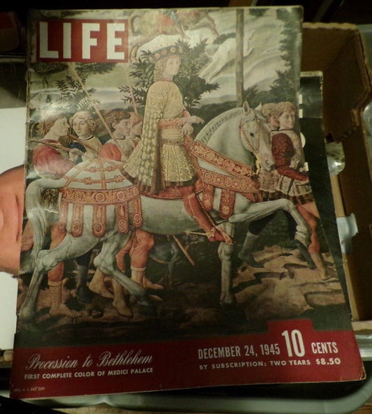 Life Magazine, December, 1945 Printing Features: Procession to Bethlehem