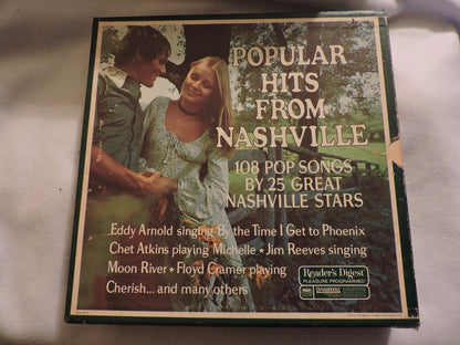 Popular Hits from Nashville - 108 Pop Songs by 25 Nashville Stars-9 Record Set