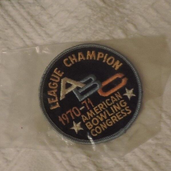 American Bowling Congress League Champion 1970-71 Patch