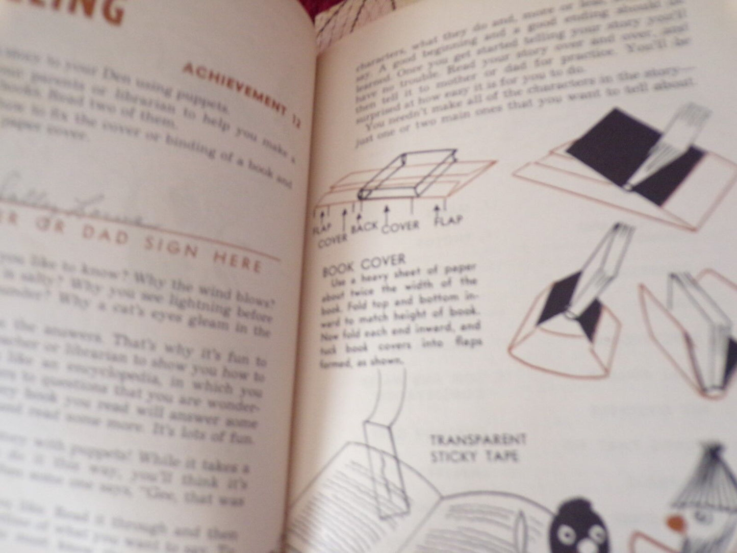 Cub Scout "Lion-Webelos" Book 1954 Printing
