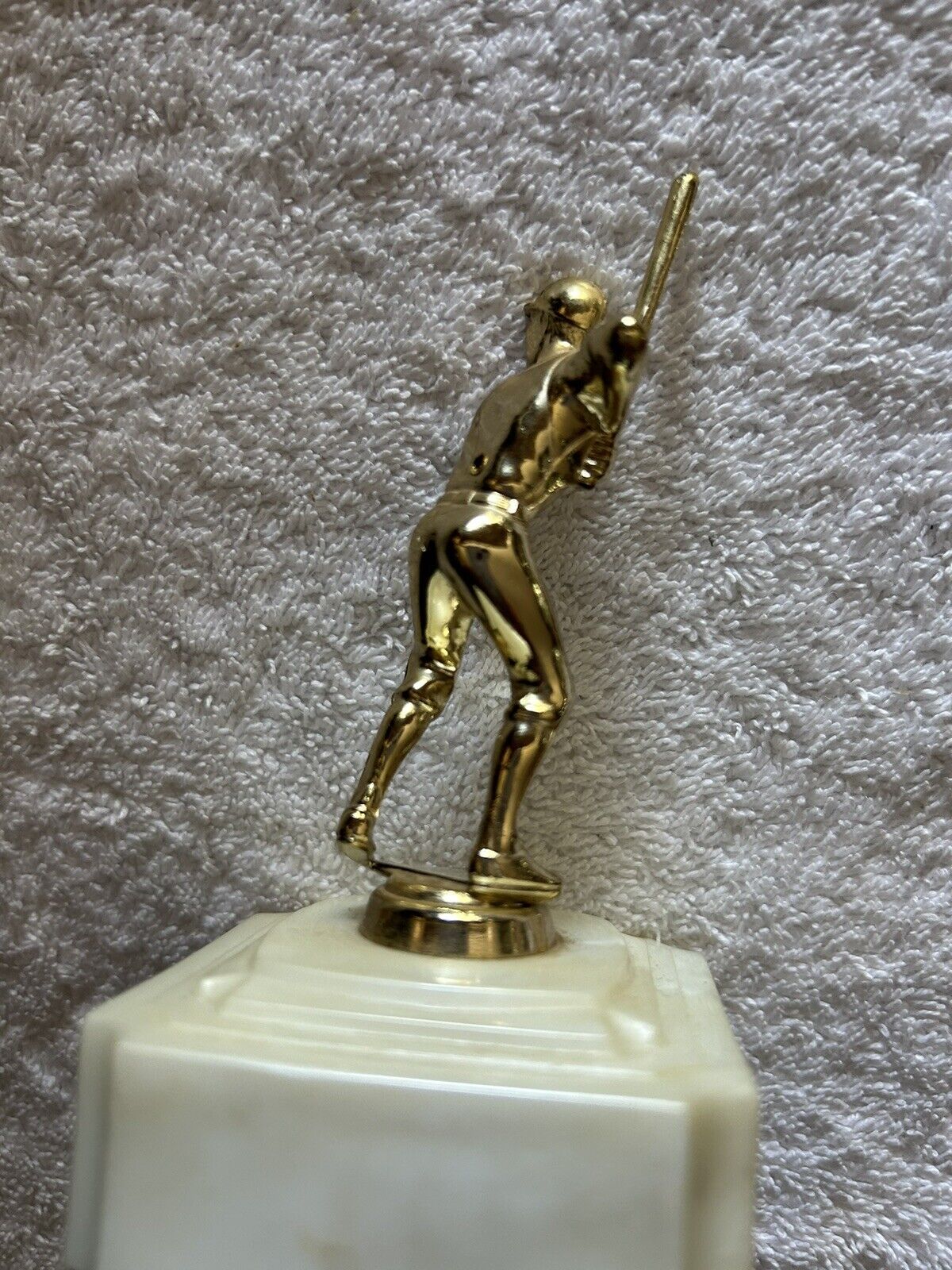TROPHY: BASEBALL BATTER--PLASTIC--4.5X2.5X2.5 INCHES