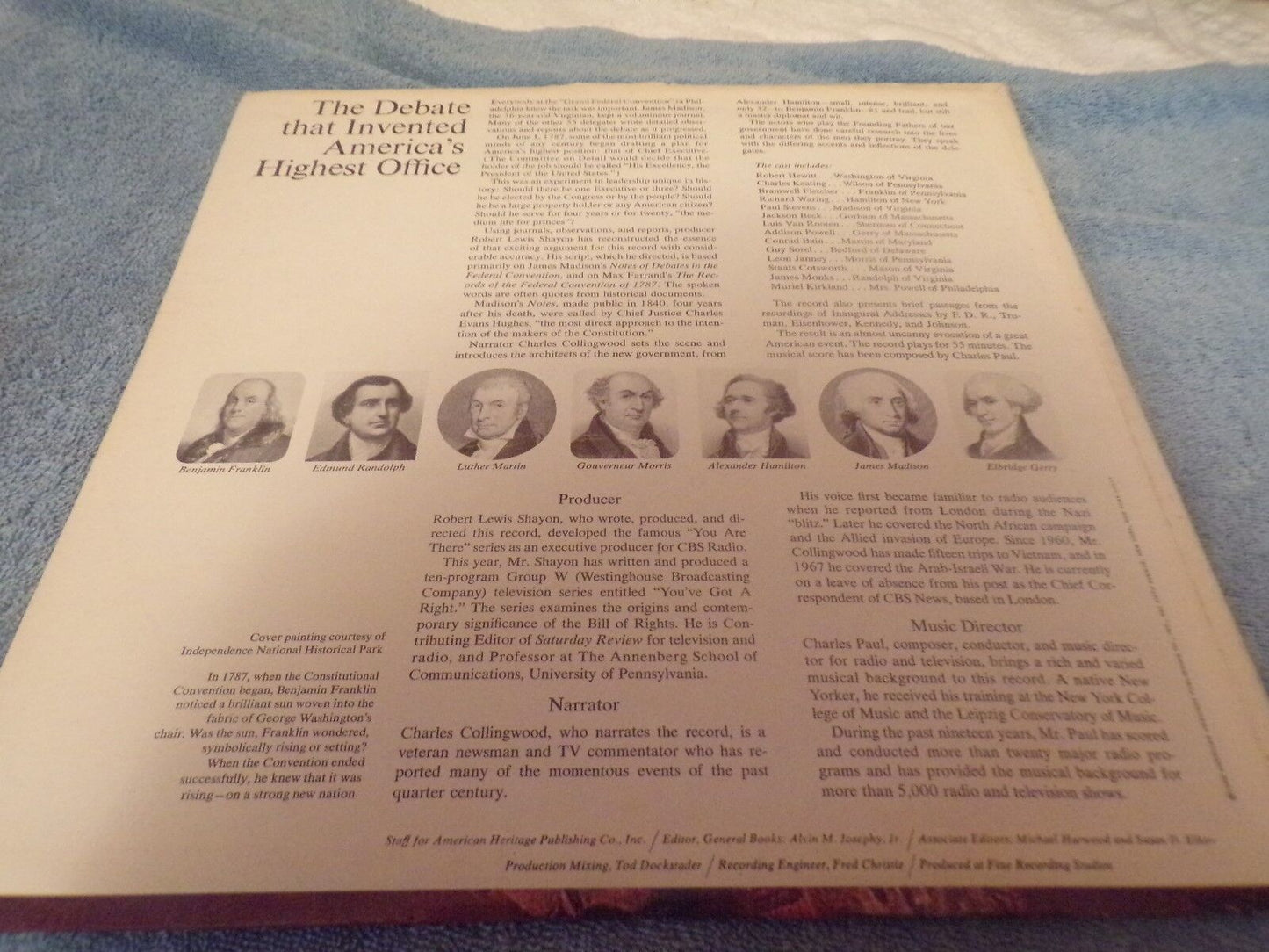 The Invention of the Presidency: American Heritage Album