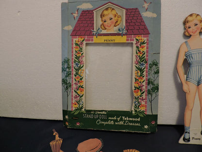 "PENNY " A VINTAGE  PAPER DOLL SET