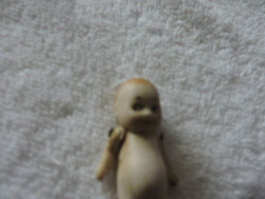 VINTAGE:  CERAMIC DOLL 2.25 INCHES TALL